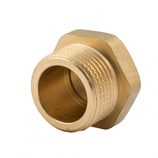 Заглушка, Н, 1 1/2", латунь, ELSEN