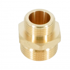 Ниппель, НН, 3/4", 1", латунь, переходной, ELSEN