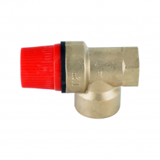 Клапан предохранительный, ELSEN, 1/2", 3/4", ВВ, давление срабатывания, бар-3, T°C -115, латунь