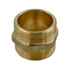 Ниппель, НН, 2", 2", латунь, равнопроходной, ELSEN