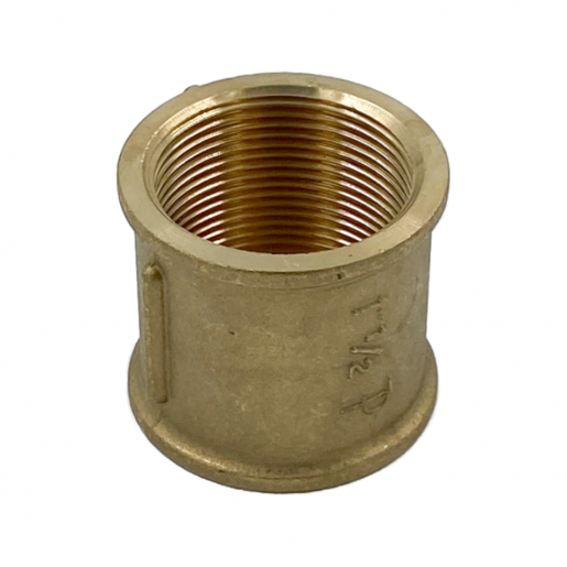  Муфта, ВВ, 1 1/2", 1 1/2", латунь, равнопроходная, ELSEN