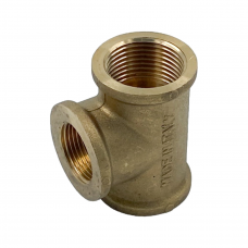 Тройник, ВВВ, 1 1/2", 1 1/2", 1 1/2", латунь, равнопроходной, ELSEN
