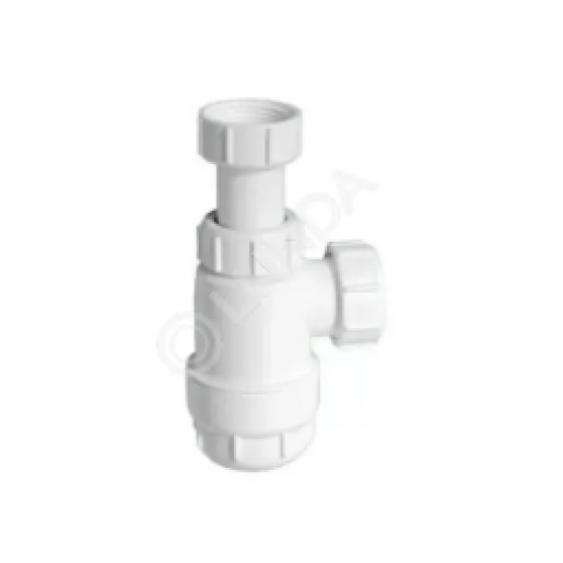 Сифон бутылочный 1 1/4" x 32 мм без вып., выход 32 мм компрес., McAlpine MRW2-NW