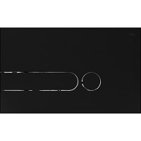 Кнопка смыва OLI IPLATE 670005 Soft-touch черная