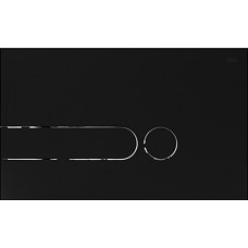 Кнопка смыва OLI IPLATE 670005 Soft-touch черная